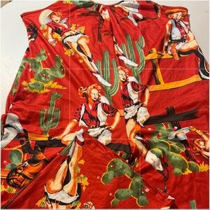 Vintage Inspired Pinup‎ Desert Western Print Jumper